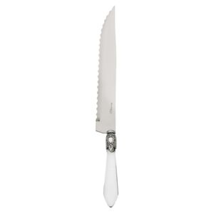 OXFORD OLD SILVER-PLATED RING ROAST CARVING KNIFE - Transparent