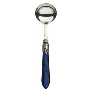 OXFORD OLD SILVER-PLATED RING SAUCE AND GRAVY LADLE - Blue