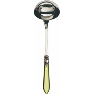 OXFORD OLD SILVER-PLATED RING SOUP LADLE - Silky Green