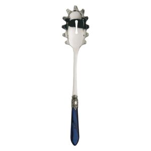 OXFORD OLD SILVER-PLATED RING SPAGHETTI SCOOP - Blue