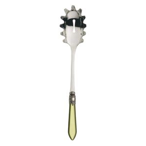 OXFORD OLD SILVER-PLATED RING SPAGHETTI SCOOP - Silky Green