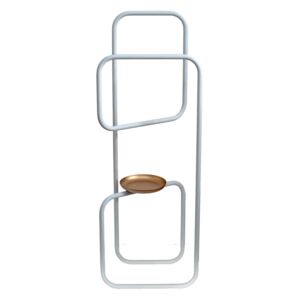 RULO VALET STAND - White & Gold