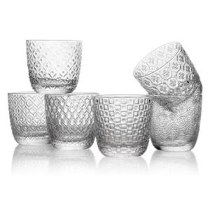 SIXTIES SET OF 6 WATER GLASSES - Clear