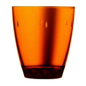 UNO POLYCARBONATE 33CL GLASS SET - Amber