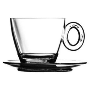 UNO POLYCARBONATE TEA CUP SET - Transparent