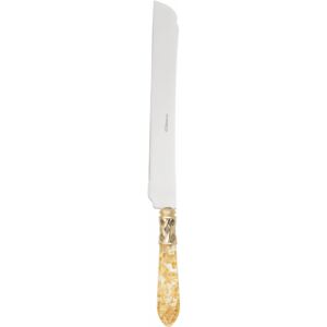 ALADDIN GOLD-PLATED RING CAKE & PIE KNIFE - Transparent Gold