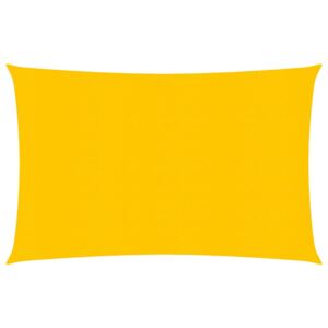 VidaXL Sunshade Sail 160 g/m² Yellow 3x4.5 m HDPE
