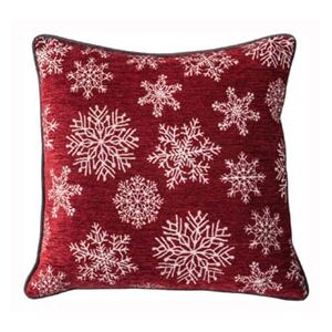 Damart Chenille Snowflake Cushion