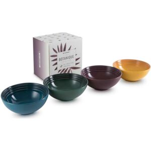 Le Creuset Stoneware Botanique Set Of 4 Cereal Bowls