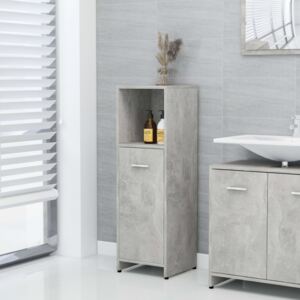 VidaXL Bathroom Cabinet Concrete Grey 30x30x95 cm Chipboard