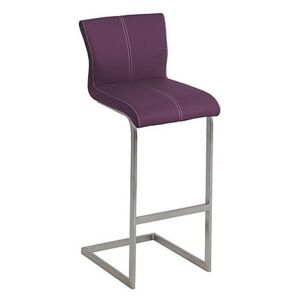 Ideas Bar Stool with Cantilever Base - Purple