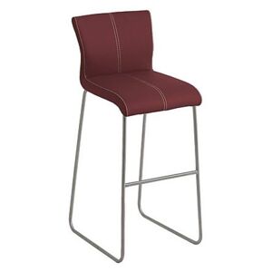 Ideas Bar Stool with Standard Base - Red