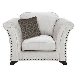 Holly Fabric Armchair With Studs