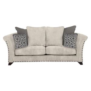 Holly 2 Seater Fabric Pillow Back Sofa With Studs
