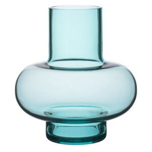 Umpu Vase - / Hand-blown glass- Ø 20 x H 20 cm by Marimekko Blue