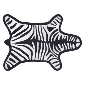 Zebra Bath mat - Reversible - 112 x 79 cm by Jonathan Adler White/Black