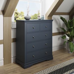 Florence Midnight Grey Painted 2 Over 3 Chest
