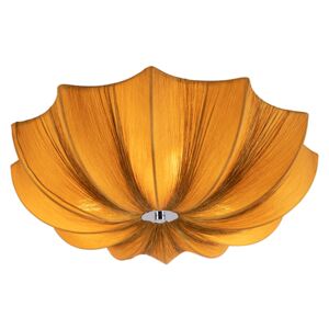 Design ceiling lamp gold silk 52 cm - Plu
