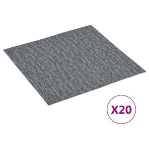 330167 Self-adhesive Flooring Planks 20 pcs PVC 1,86 m² Grey