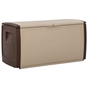 331332 Storage Box Beige and Brown 122x56x63 cm