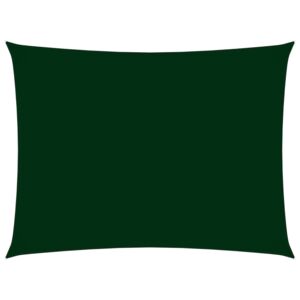 VidaXL Sunshade Sail Oxford Fabric Rectangular 2.5x4.5 m Dark Green