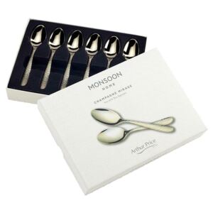 Arthur Price Monsoon Champagne Mirage 6 Tea Spoons