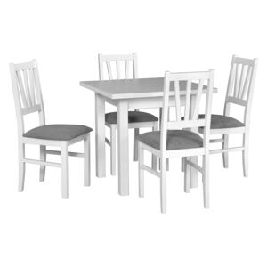 FURNITOP Dining Set DX3 - Table MAX 7 + Chairs BOS 5 ( 4pcs.)
