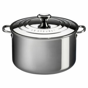 Le Creuset 20cm Signature Stainless Steel Deep Casserole With Lid