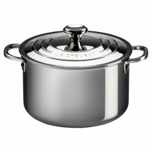 Le Creuset 28cm Signature Stainless Steel Stock Pot With Lid