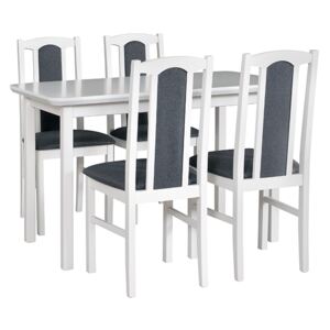 FURNITOP Dining Set DX5 - Table MAX 4 + Chairs BOS 7 ( 4pcs.)