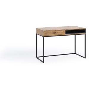 FURNITOP Desk OLIER OE1 oak artisan / black