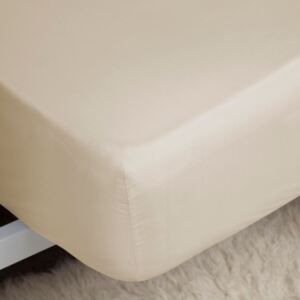 Belledorm 400 Thread Count Fitted Sheet Cream Double
