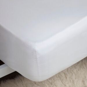 Belledorm 400 Thread Count Fitted Sheet White Double