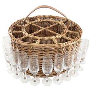 Willow Premium Light Steamed Garden Party Basket