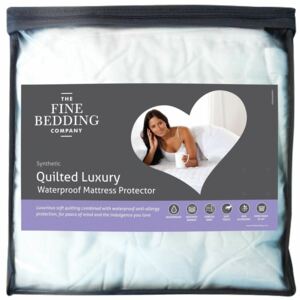 The Fine Bedding Company Quilted Luxury Waterproof Mattress Protector Double
