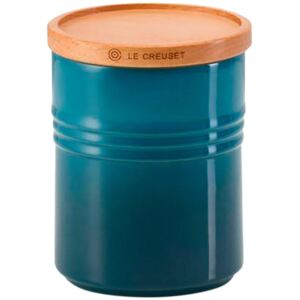 Le Creuset Stoneware Medium Storage Jar Deep Teal