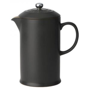 Le Creuset Stoneware Cafetiere With Metal Press Satin Black
