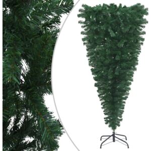 VidaXL Upside-down Artificial Christmas Tree with Stand Green 150 cm