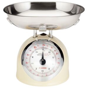 Judge Traditional Kitchen Scales 5kg Red