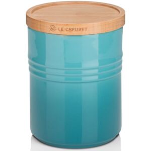 Le Creuset Stoneware Medium Storage Jar Teal