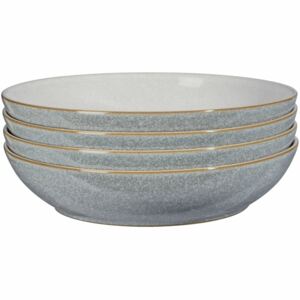 Denby Elements Light Grey 4 Piece Pasta Bowl Set