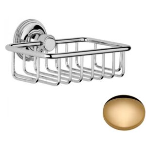 Samuel Heath Style Moderne Soap Basket N6630 Non Lacquered Brass