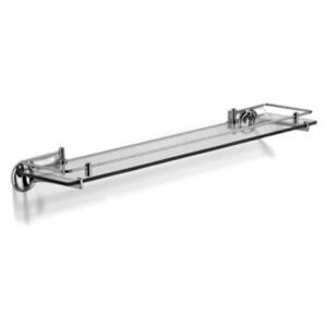 Samuel Heath Novis Glass Shelf With Lifting Rail N1113-LR/N1115-LR Chrome Plated Large
