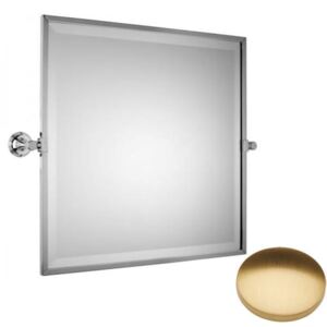 Samuel Heath Style Moderne Framed Tilting Mirror L6749 Brushed Gold Gloss
