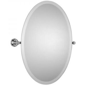 Samuel Heath Style Moderne Oval Tilting Mirror L6746-XL Chrome Plated