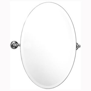 Samuel Heath Novis Oval Tilting Mirror L1146 Chrome Plated XL