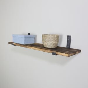 ZIITO H3 - Wood shelf with steel bracket above shelf