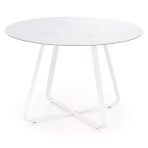 FURNITOP Round dining table LOOPER white
