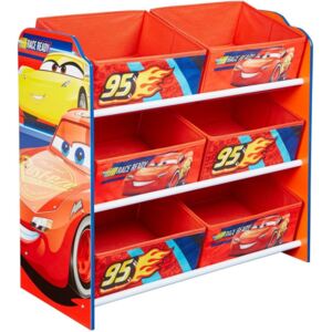 Disney Kid’s Storage Unit Cars Red 60x30x64 cm WORL320019