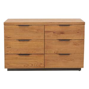 Earth 3+3 Drawer Wide Chest - Brown